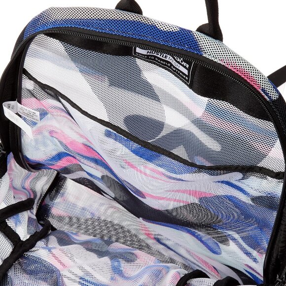 Under Armour Unisex Hustle Sport Backpack Mesh Pink Camo - Picture 4 of 6